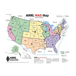 US Bands Chart and WAS Map 11 x 17