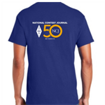 NCJ 50th Anniversary T-Shirt (Cobalt Blue)